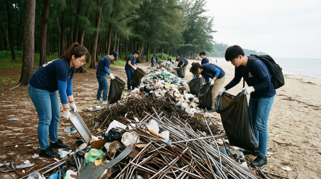 Экологический аспект: как металлоискательство и сбор металлолома помогают очищать природу - иллюстрация