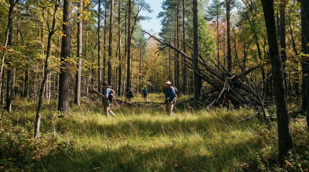 Сезонность поисков: где и когда лучше искать (пляжи, поля, лес, старые дороги) - иллюстрация