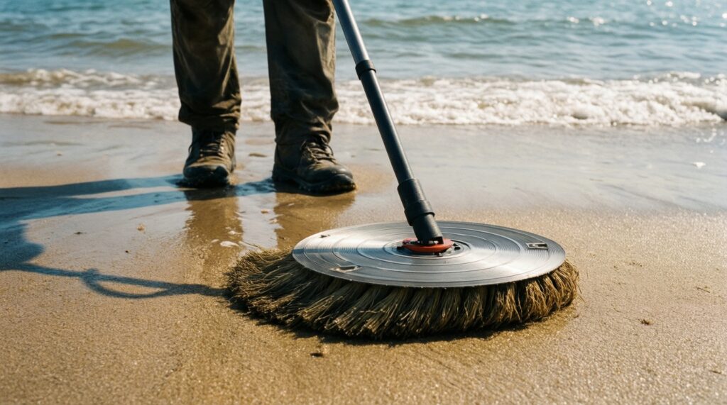 Металлоискательство на пляже: настройки, тактика, типичные находки и как не потерять цель в песке - иллюстрация