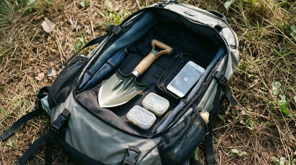 Полевой набор кладоискателя: что брать с собой, чтобы коп был комфортным и безопасным - иллюстрация