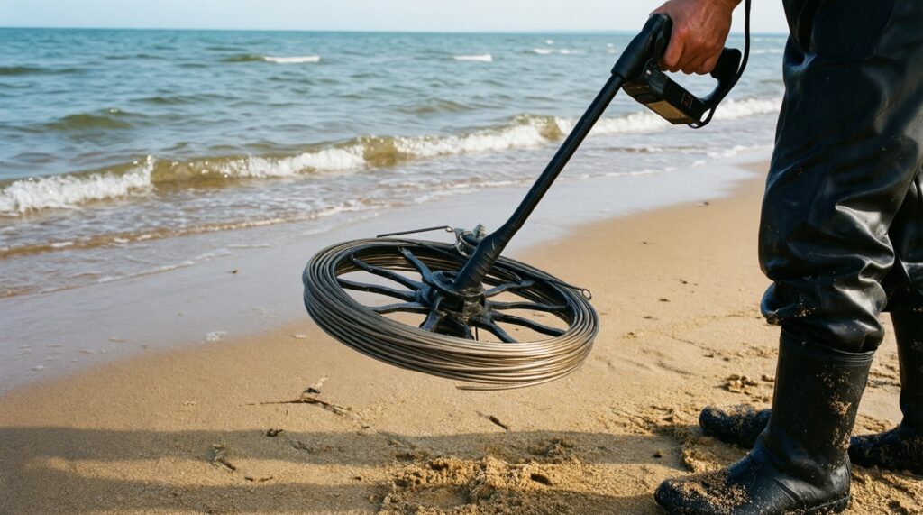 Пляжный поиск: тактика, сетка, линии прибоя и что делать после шторма - иллюстрация