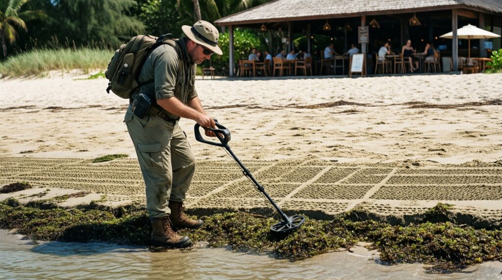 Пляжный поиск: тактика, сетка, линии прибоя и что делать после шторма - иллюстрация