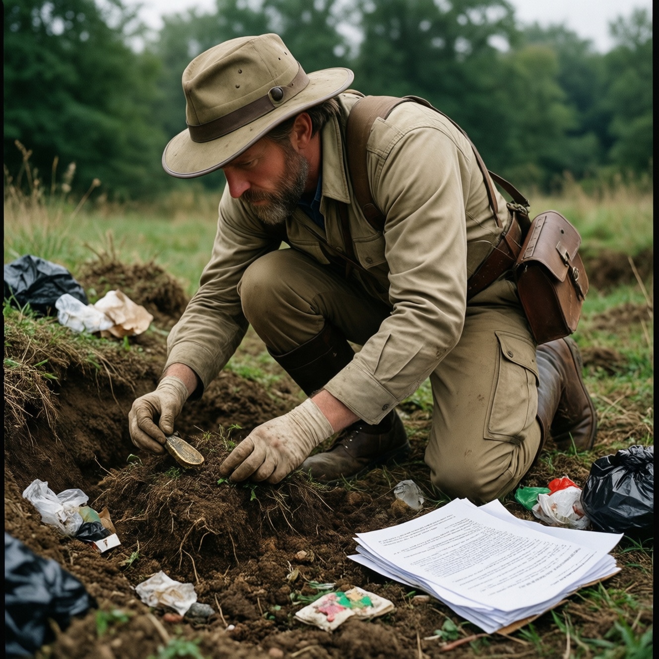 Этика кладоискателя: ямки и мусор, отношение к памятникам и частной собственности