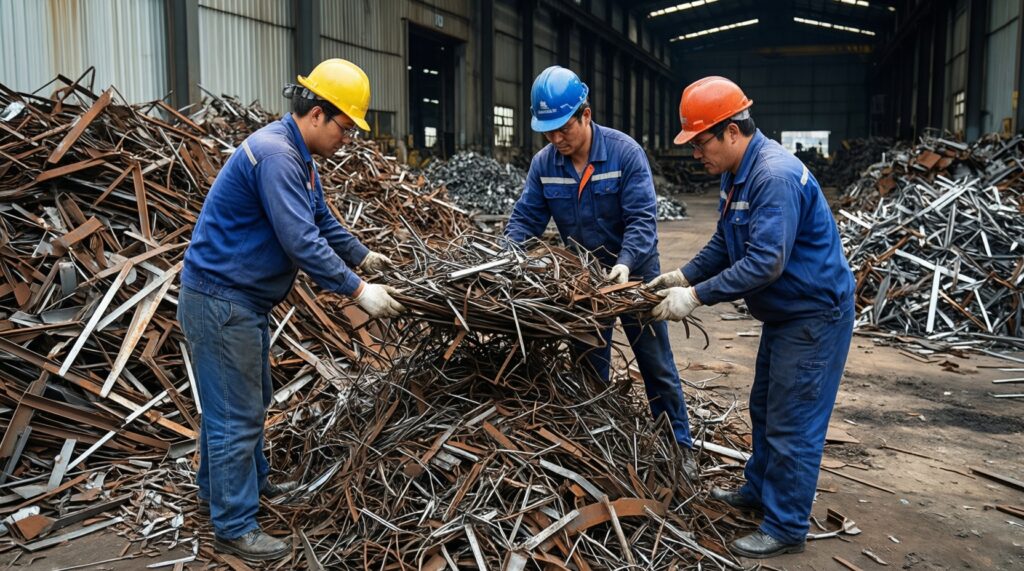 Подготовка металла к сдаче: очистка, резка, прессование и требования приемок - иллюстрация