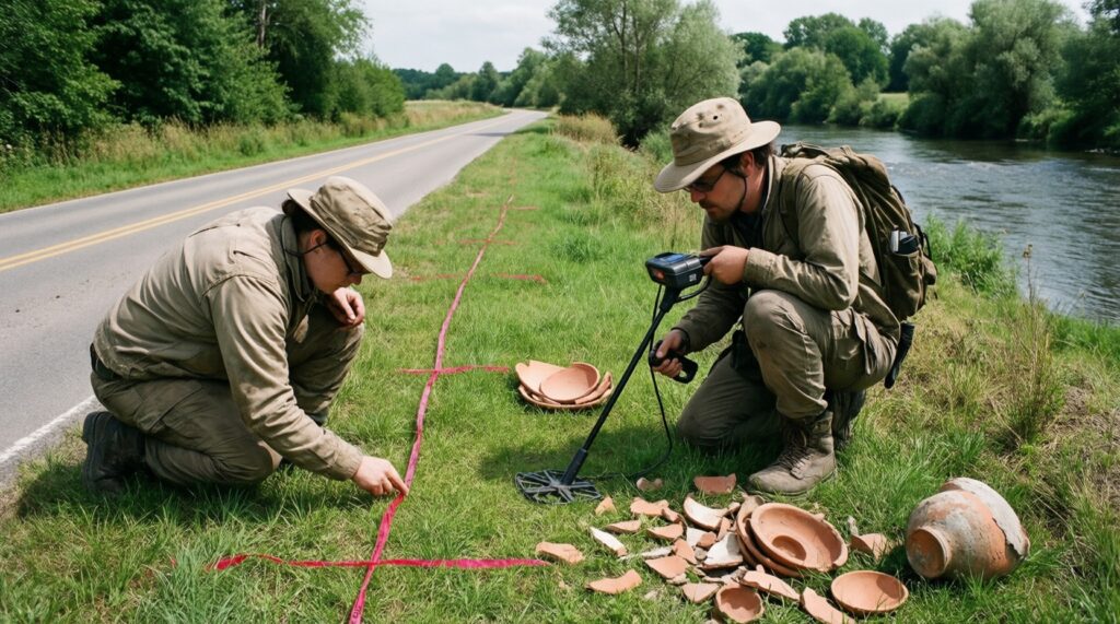 Поиск на местах бывших поселений: признаки на местности и типичные находки - иллюстрация