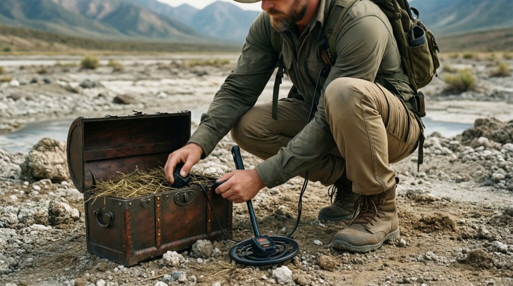 Настройка металлоискателя в поле: баланс грунта, дискриминация и частота простыми словами - иллюстрация