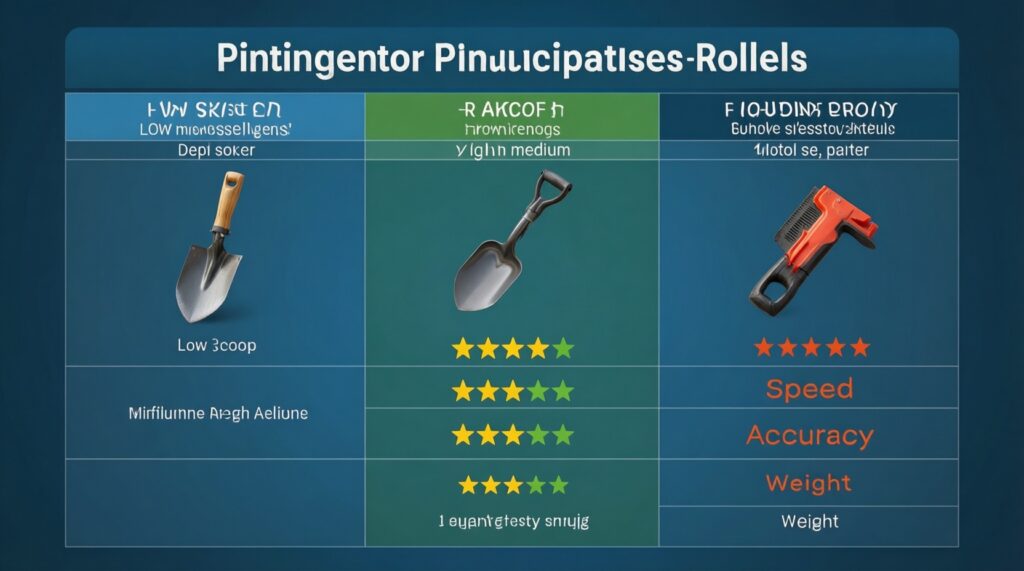 Лучшие типы лопат, совков и пинпоинтеров: что реально ускоряет поиск - иллюстрация