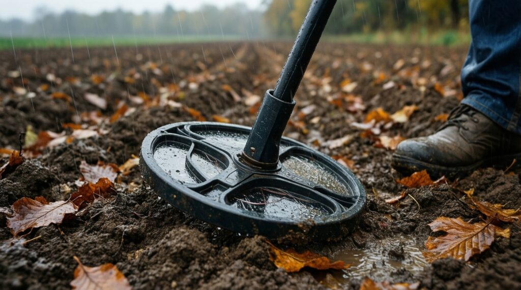 Сезонность поиска: что меняется весной, летом, осенью и зимой (грунт, глубина, мусор) - иллюстрация