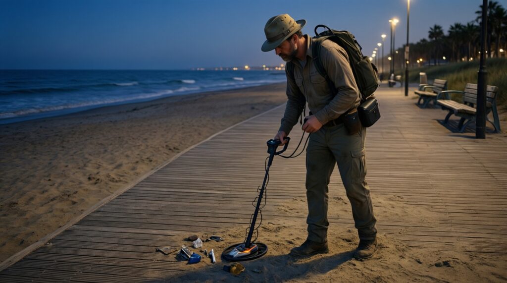 Пляжный поиск: стратегии по зонам, таймингу и типичным находкам - иллюстрация