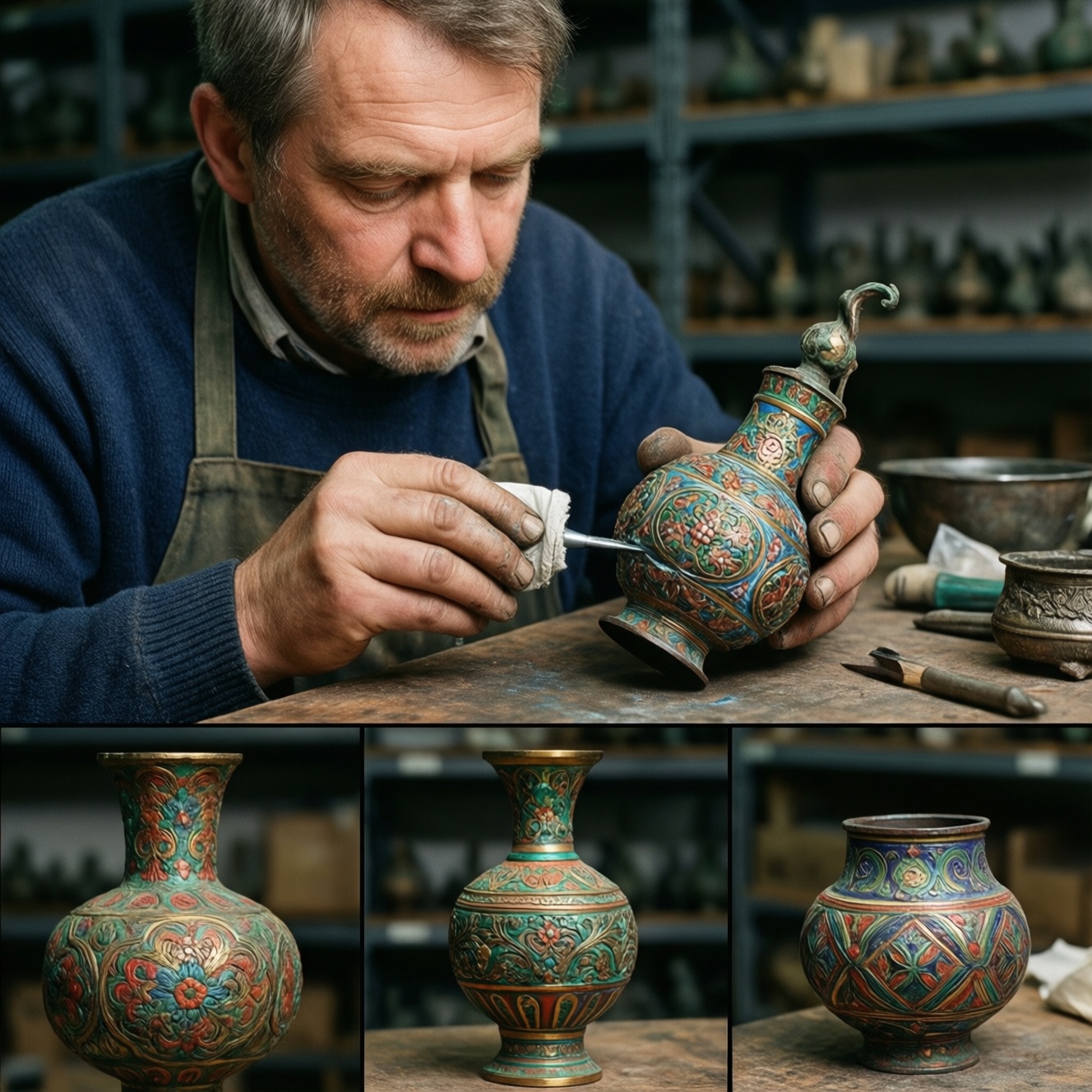 Находки из цветного металла: чистка, консервация и хранение без потери ценности