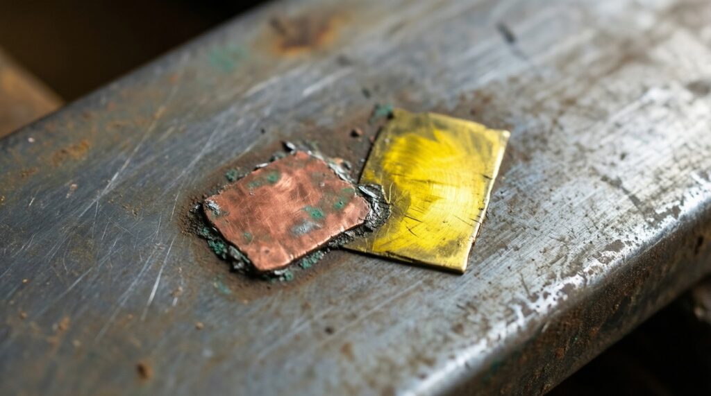 Полевая сортировка металлолома: быстрое разделение чермета, алюминия, меди, латуни, нержавейки - иллюстрация